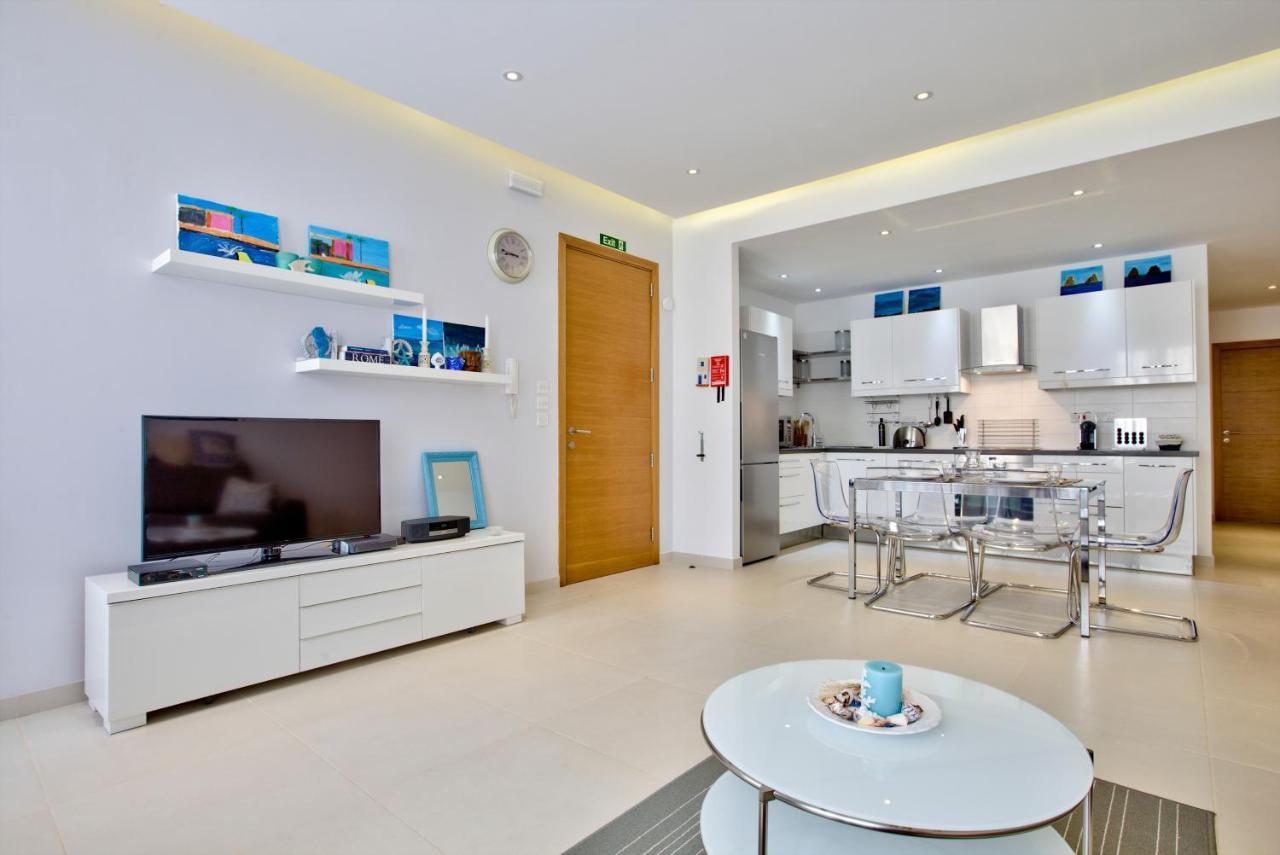 Bright And Central 2 Bedroom Apartment In Sliema Eksteriør billede